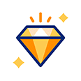 gif animé d'un diamant qui tourne